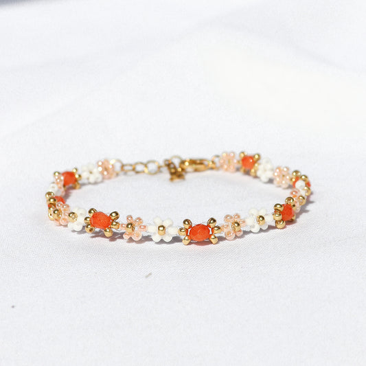 Armband BLUME ORANGE LOVE